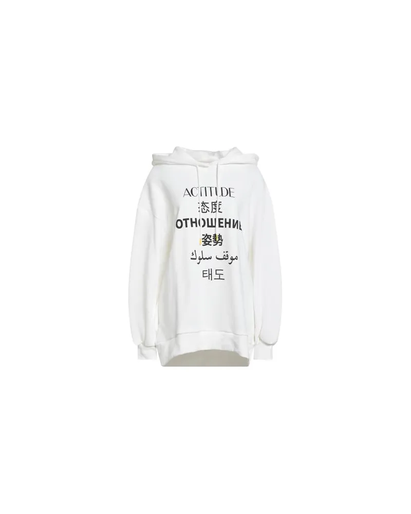 Actitude by Twinset TOPS - Sweatshirtsauf YOOX.COM Weiß