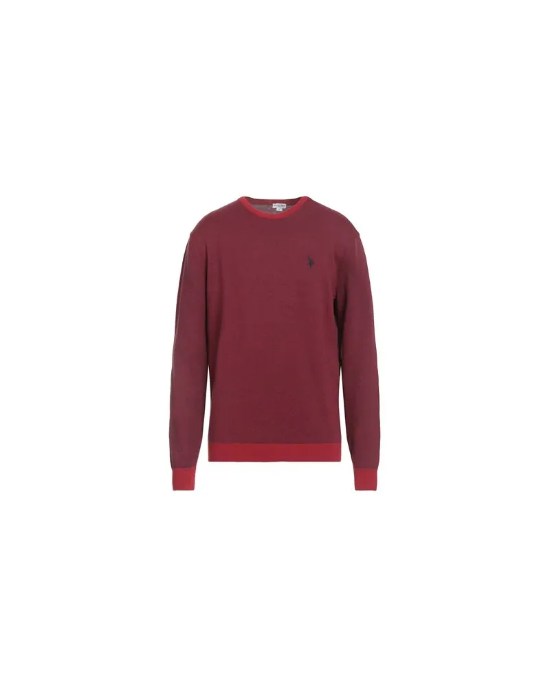 U.S. Polo Assn.  U POLO ASSN. - STRICKWAREN - Pulloverauf YOOX.COM Rot
