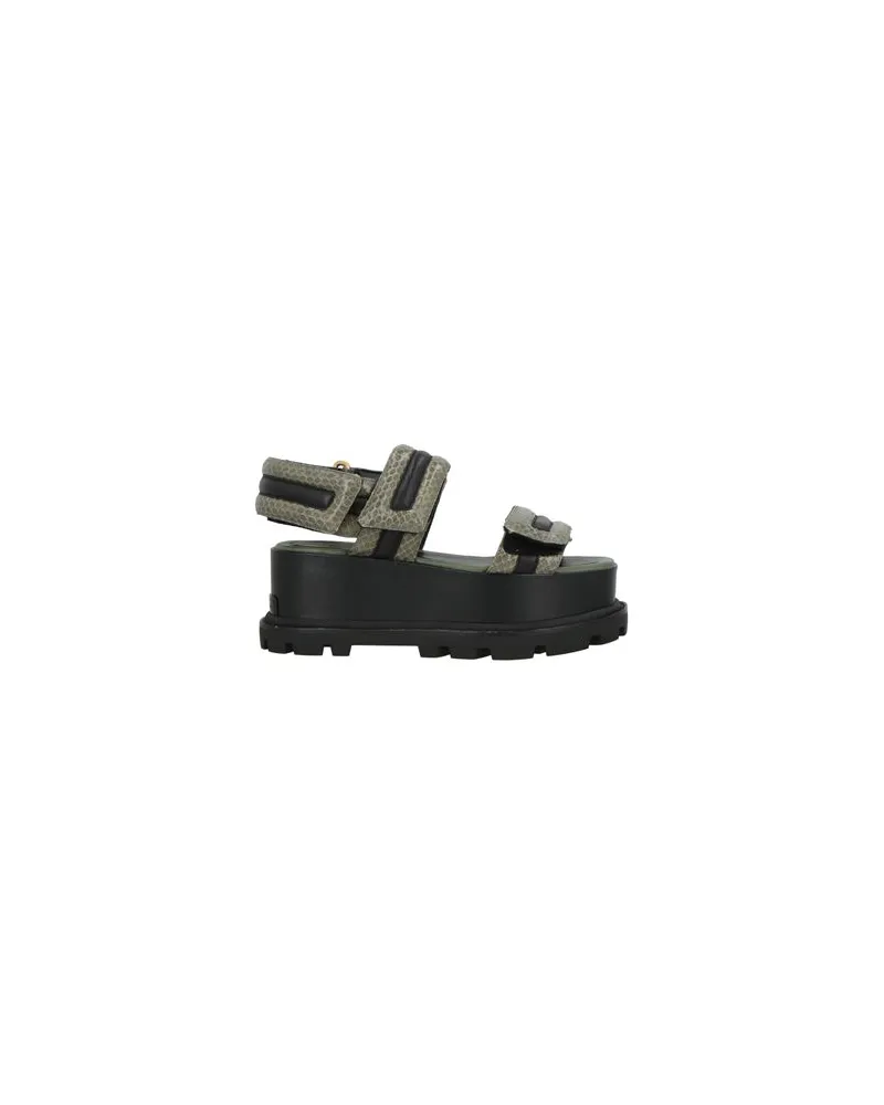 Tory Burch SCHUHE - Sandalenauf YOOX.COM Militärgrün