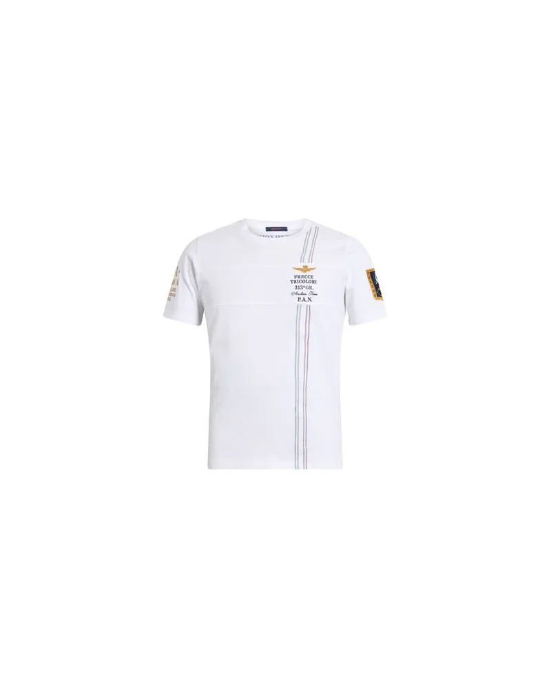 Aeronautica Militare FRECCE TRICOLORI - TOPS - T-shirtsauf YOOX.COM Weiß