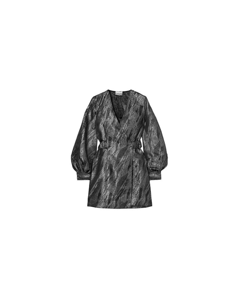 Ganni KLEIDER - Mini-Kleiderauf YOOX.COM Braungrau