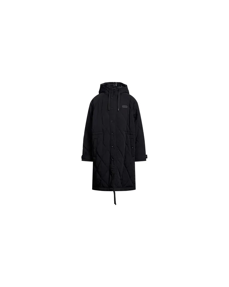 Versace Jeans JACKEN & MÄNTEL - Pufferjacken & Daunenjackenauf YOOX.COM Schwarz