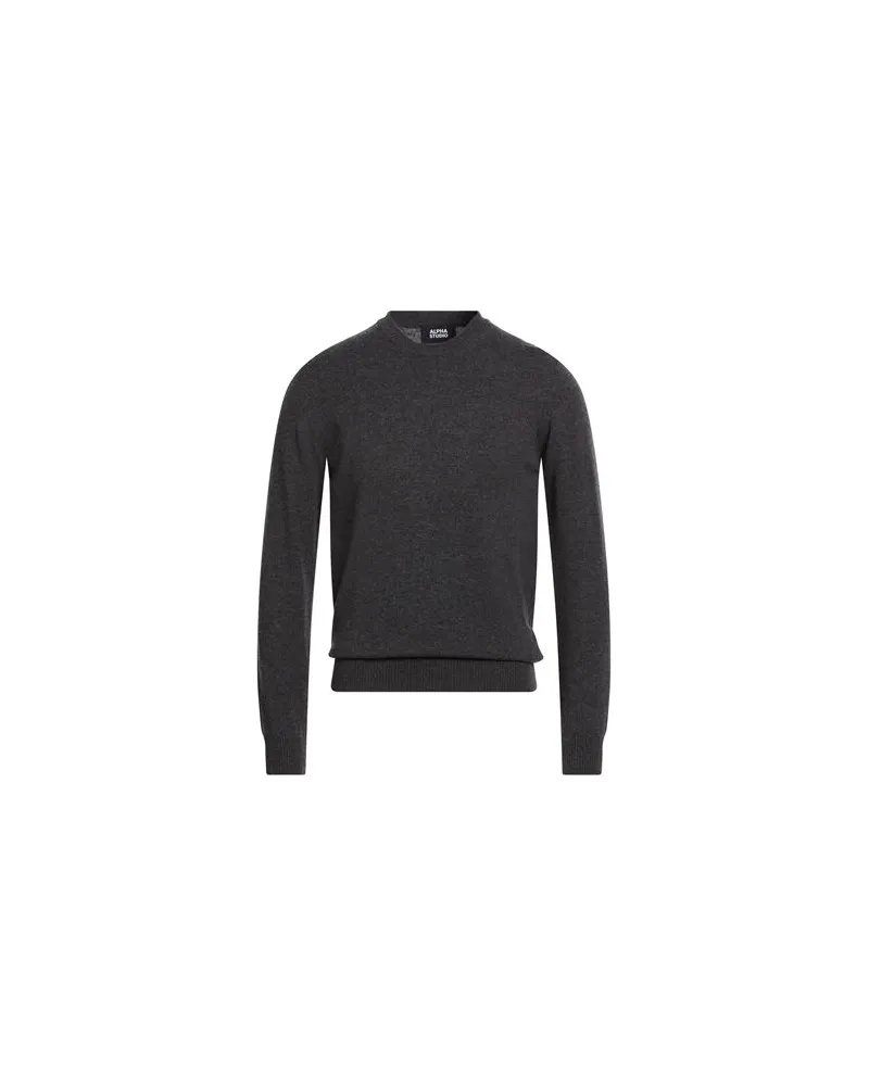 Alpha Studio STRICKWAREN - Pulloverauf YOOX.COM Braungrau