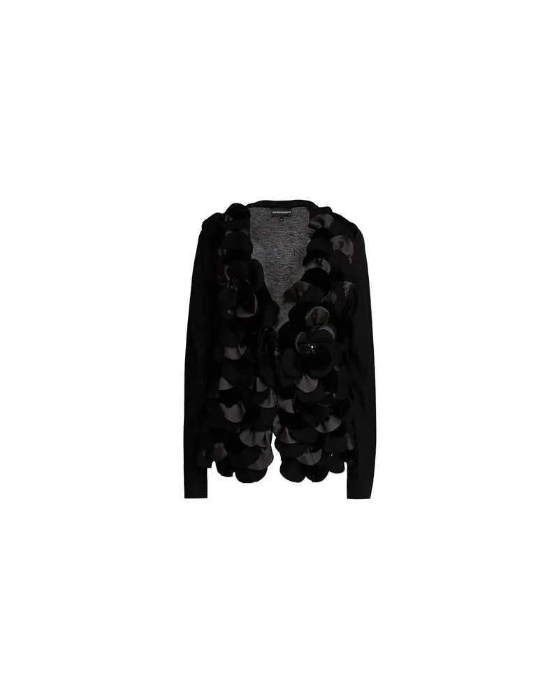 Emporio Armani STRICKWAREN - Strickjackenauf YOOX.COM Schwarz
