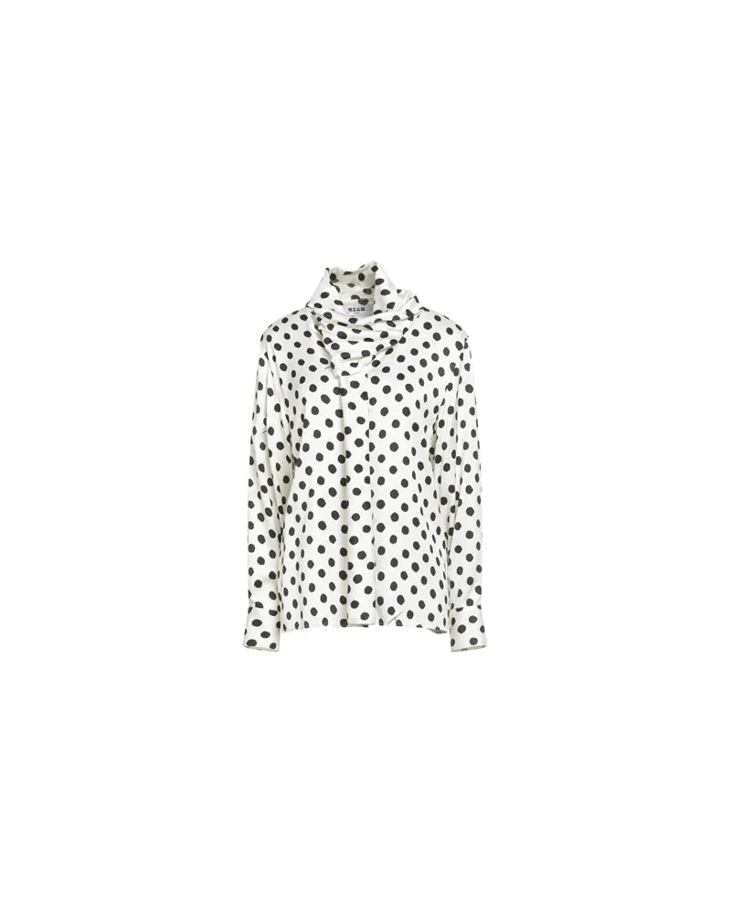 MSGM TOPS - Hemdenauf YOOX.COM Cremeweiß