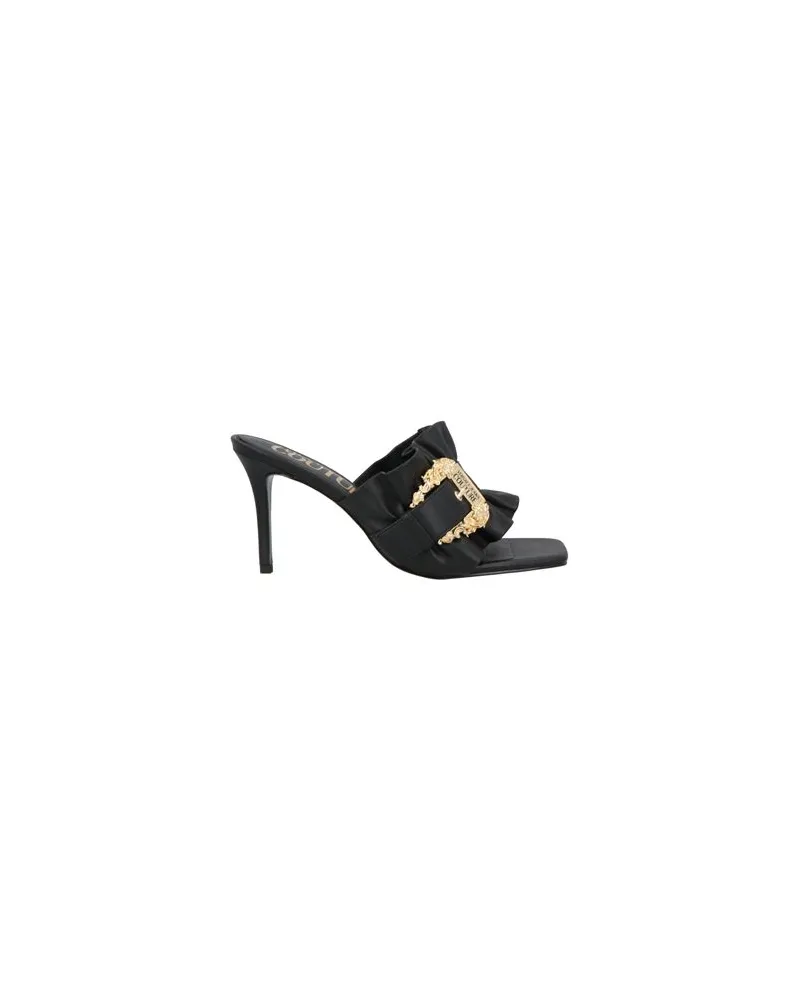 Versace Jeans SCHUHE - Sandalenauf YOOX.COM Schwarz