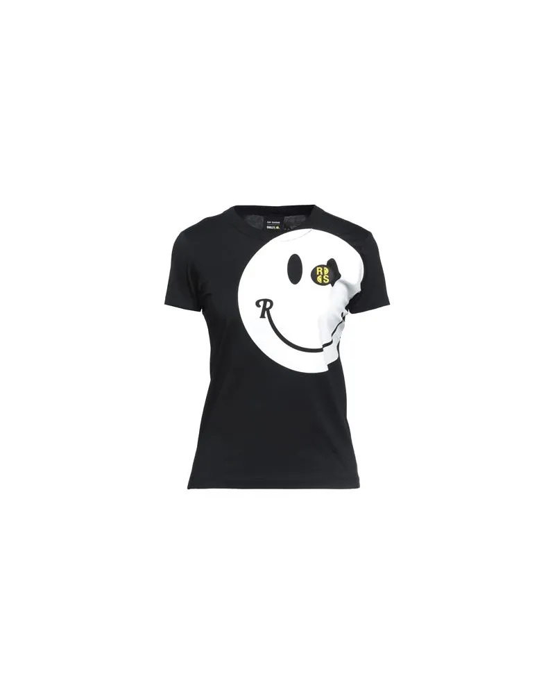Raf Simons X SMILEY - TOPS - T-shirtsauf YOOX.COM Schwarz