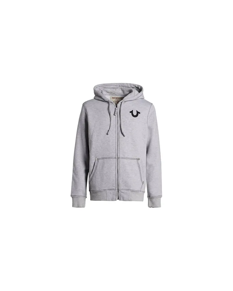 True Religion TOPS - Sweatshirtsauf YOOX.COM Hellgrau