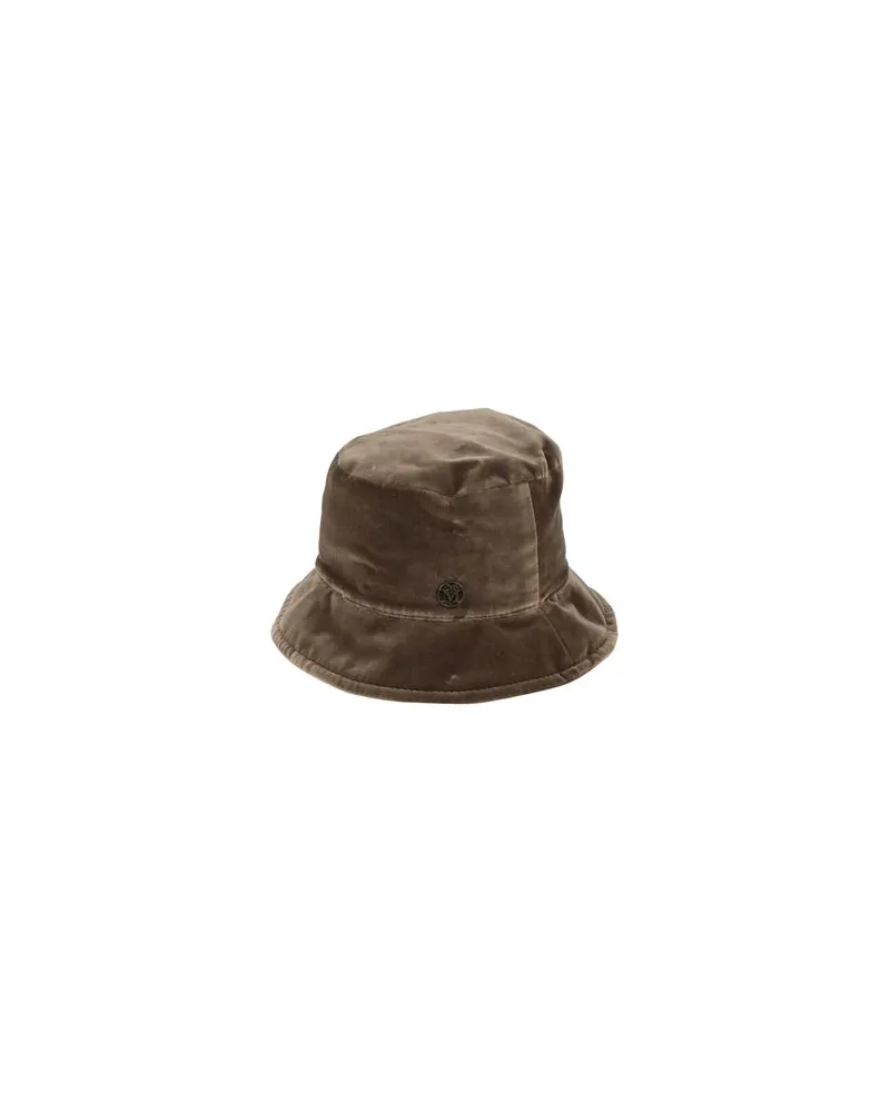 Maison Michel ACCESSOIRES - Mützen & Hüteauf YOOX.COM Militärgrün