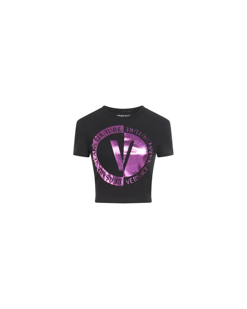 Versace Jeans TOPS - T-shirtsauf YOOX.COM Schwarz