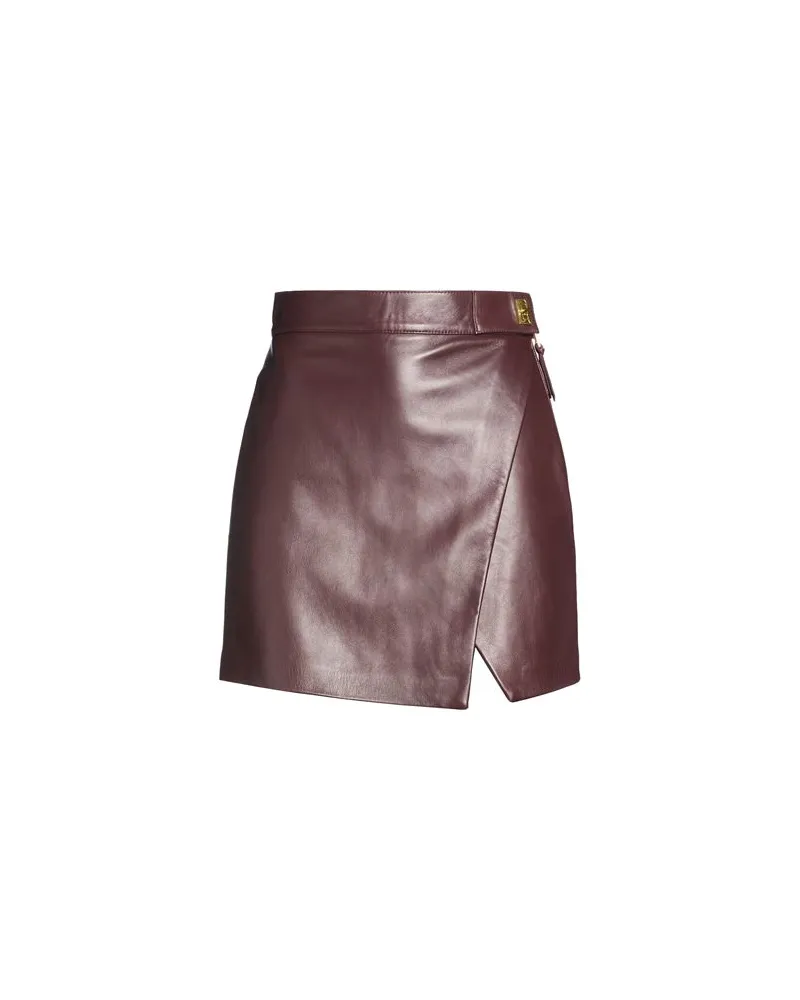 Elisabetta Franchi HOSEN & RÖCKE - Miniröckeauf YOOX.COM Pflaume