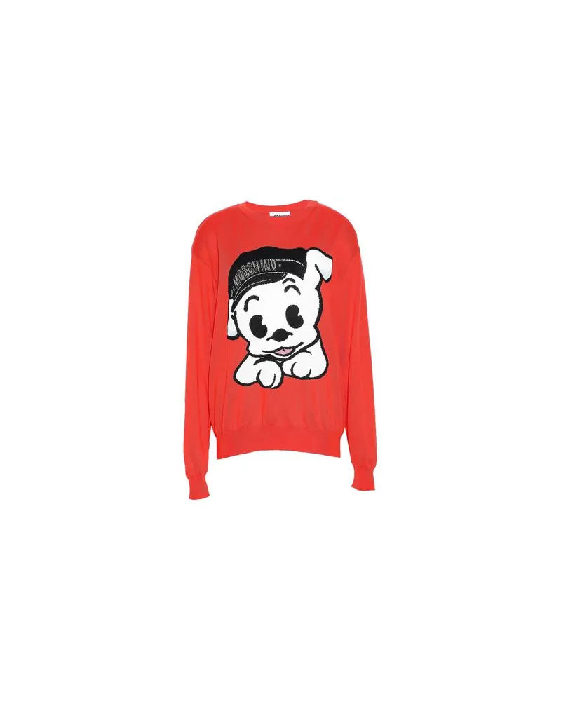 Moschino STRICKWAREN - Pulloverauf YOOX.COM Rot