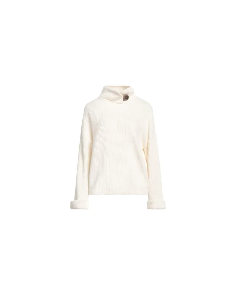 Brunello Cucinelli STRICKWAREN - Rollkragenpulloverauf YOOX.COM Weiß