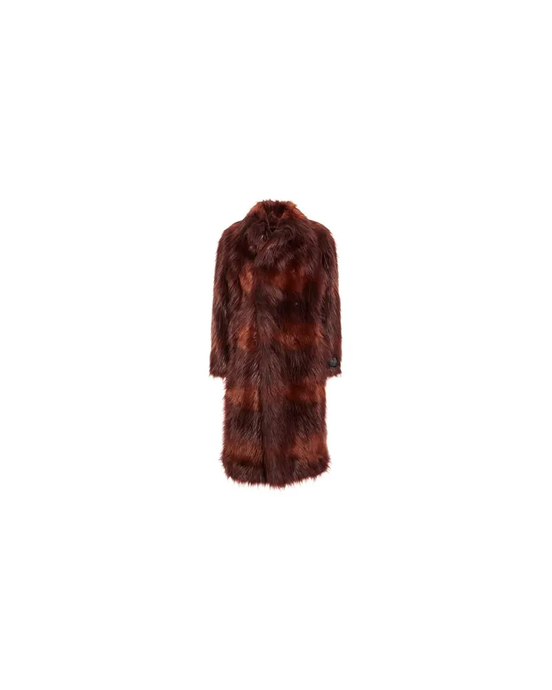 Stella McCartney JACKEN & MÄNTEL - Shearling- & Kunstfellauf YOOX.COM Ziegelrot