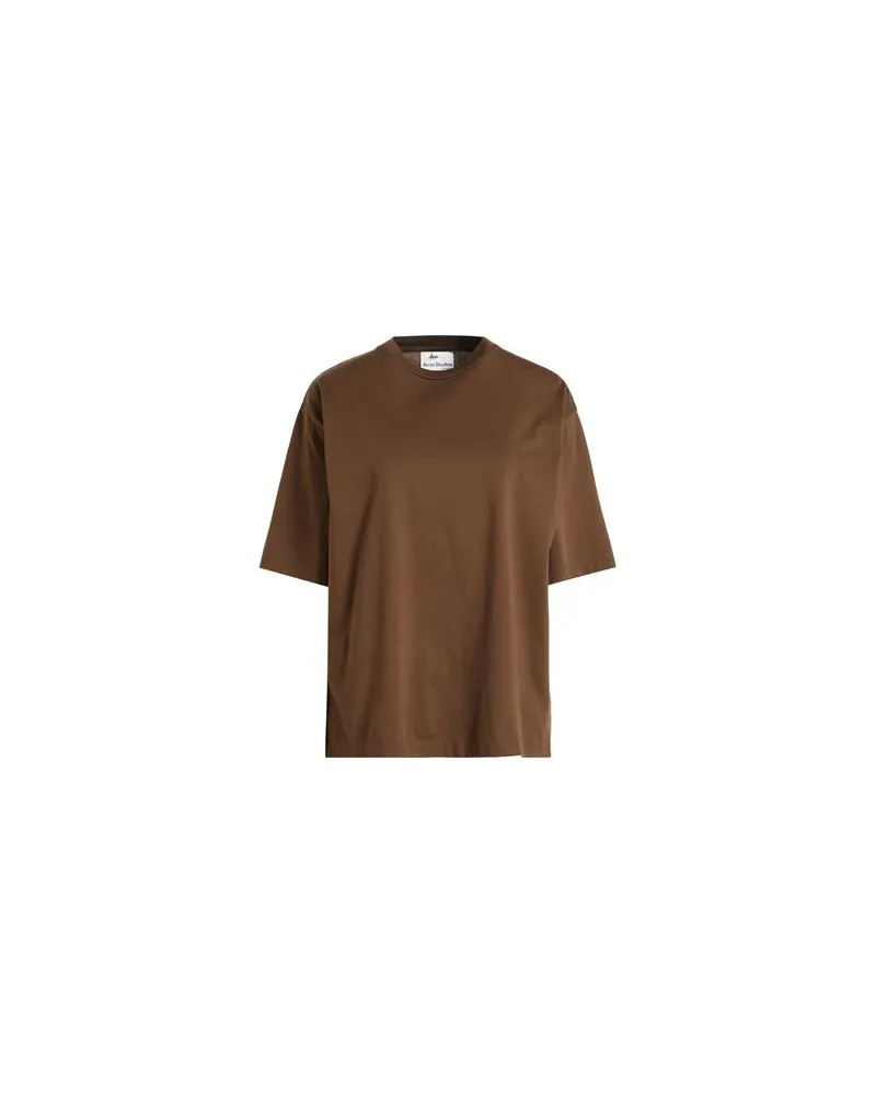 Acne Studios TOPS - T-shirtsauf YOOX.COM Dunkelbraun