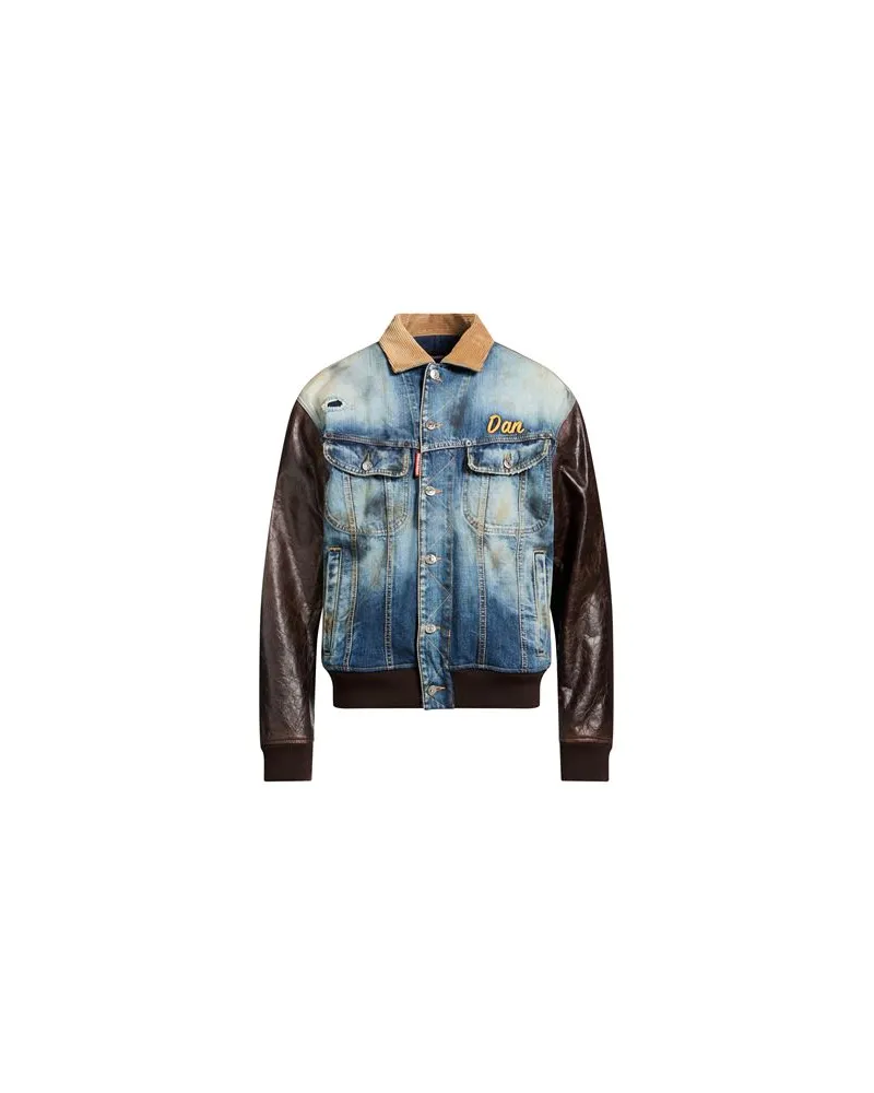 Dsquared2 JACKEN & MÄNTEL - Jeansjacken/Mäntelauf YOOX.COM Blau