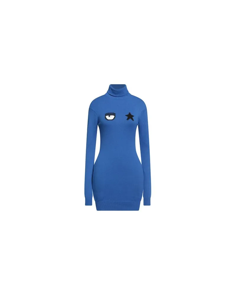 Chiara Ferragni STRICKWAREN - Rollkragenpulloverauf YOOX.COM Blau