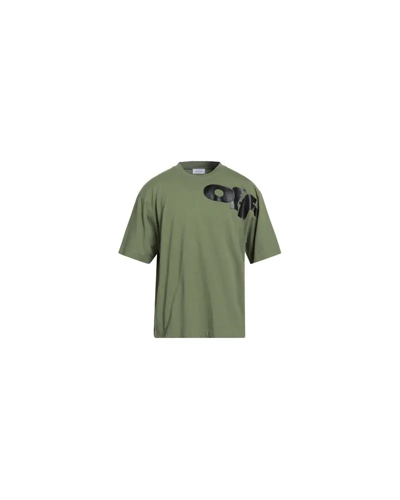 OFF-WHITE TOPS - T-shirtsauf YOOX.COM Militärgrün