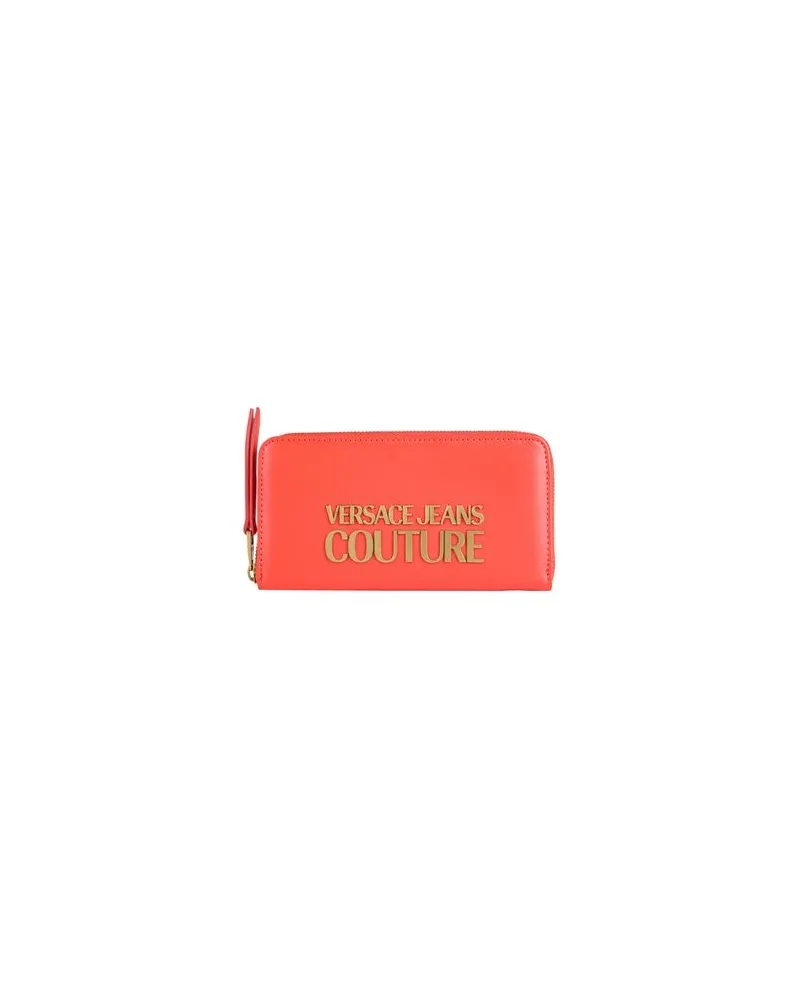 Versace Jeans Kleinlederwaren - Brieftaschenauf YOOX.COM Tomatenrot
