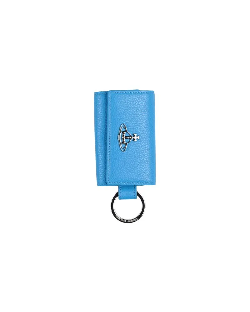 Vivienne Westwood Kleinlederwaren - Schlüsselanhängerauf YOOX.COM Azurblau
