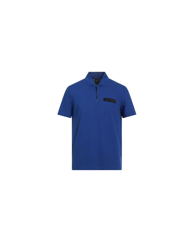 Armani Exchange TOPS - Poloshirtsauf YOOX.COM Blau