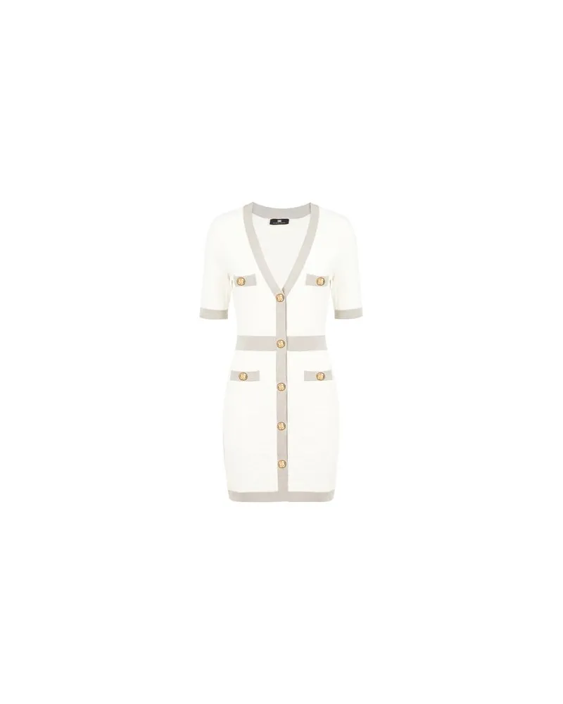 Elisabetta Franchi KLEIDER - Mini-Kleiderauf YOOX.COM Weiß