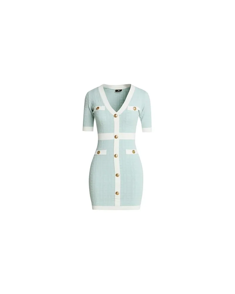Elisabetta Franchi KLEIDER - Mini-Kleiderauf YOOX.COM Himmelblau