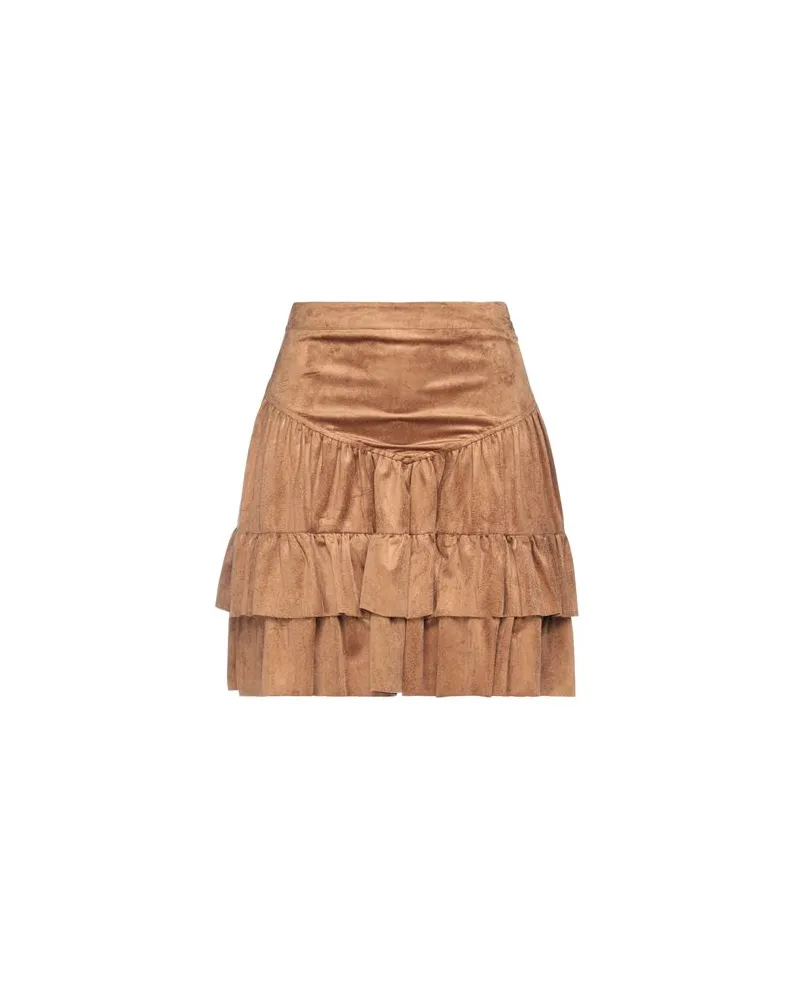 Manila Grace HOSEN & RÖCKE - Miniröckeauf YOOX.COM Kamel