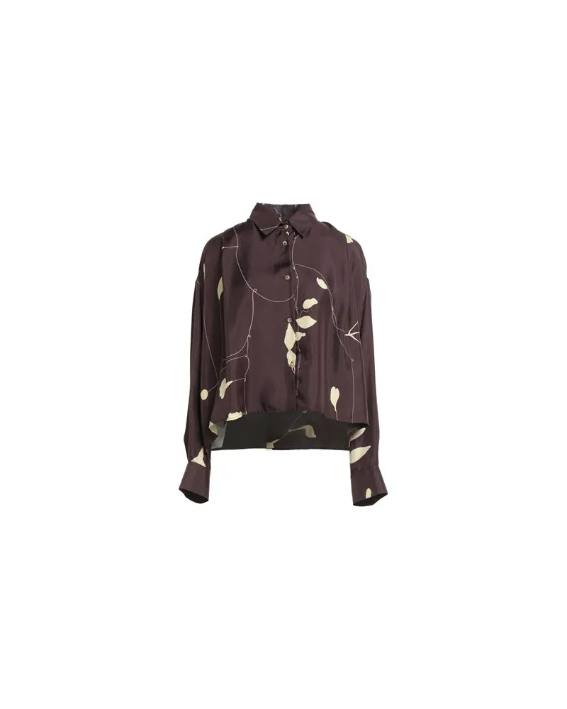ALYSI CRÈME - TOPS - Hemdenauf YOOX.COM Pflaume