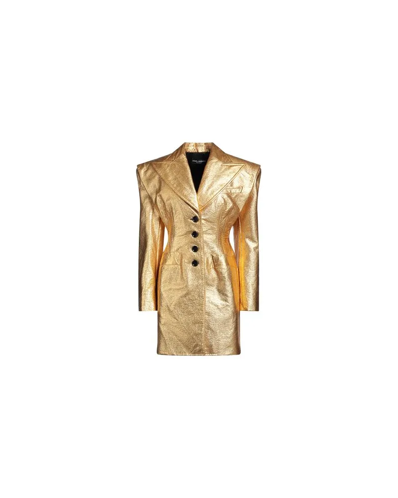 Dolce & Gabbana JACKEN & MÄNTEL - Mäntelauf YOOX.COM Gold