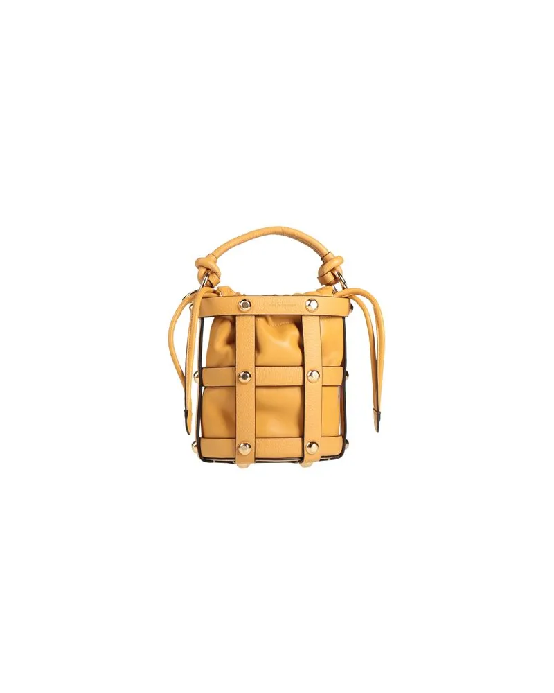 Ferragamo F.CAGE SMALL  - TASCHEN - Handtaschenauf YOOX.COM Senf