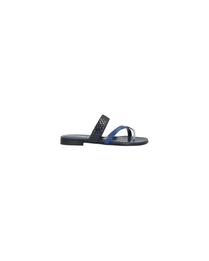Manolo Blahnik SCHUHE - Zehentrennerauf YOOX.COM Nachtblau
