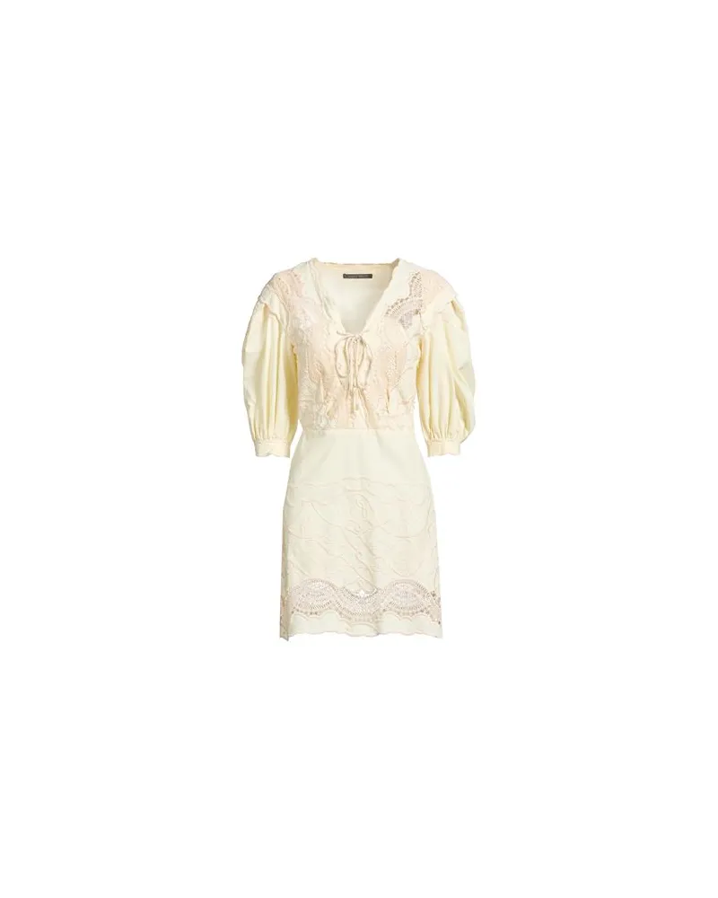 Alberta Ferretti KLEIDER - Mini-Kleiderauf YOOX.COM Pastellgelb