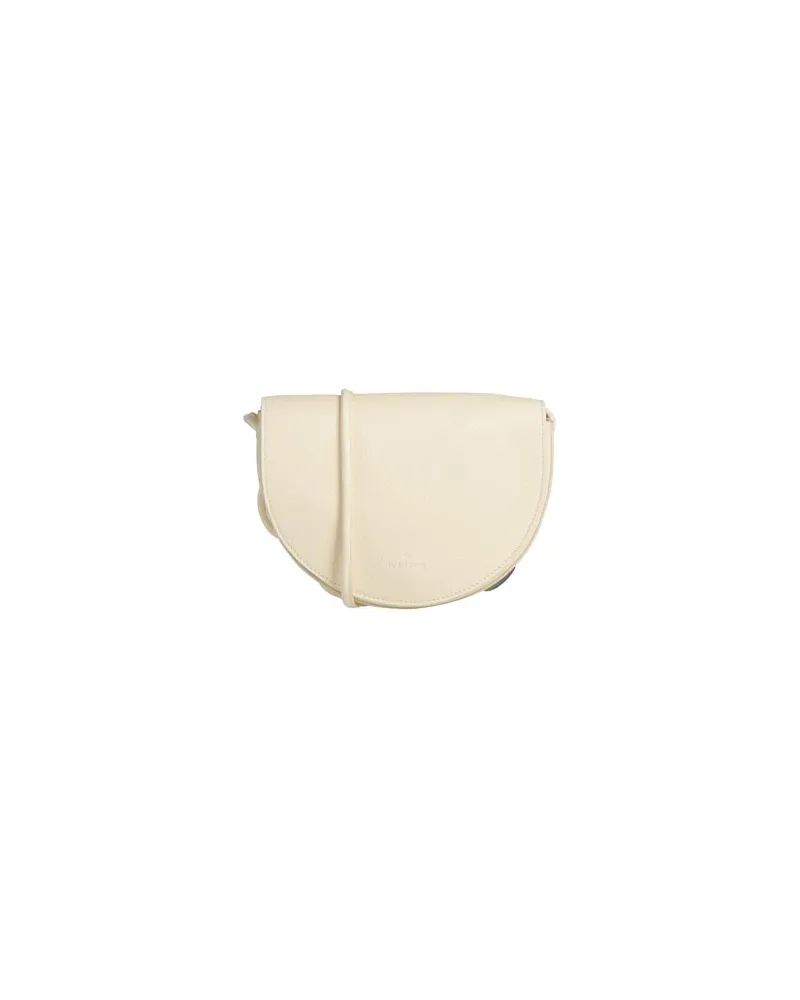 IL BISONTE TASCHEN - Umhängetascheauf YOOX.COM Cremeweiß