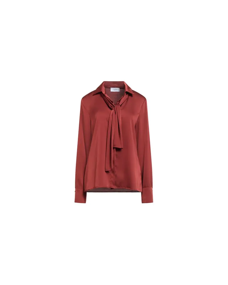 Soallure TOPS - Hemdenauf YOOX.COM Rostrot