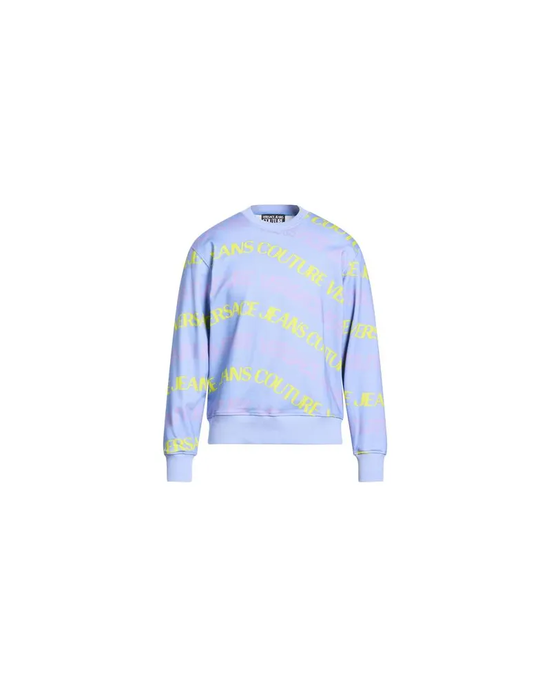 Versace Jeans TOPS - Sweatshirtsauf YOOX.COM Hellblau
