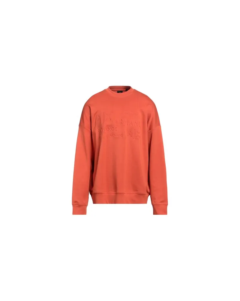 Armani Exchange TOPS - Sweatshirtsauf YOOX.COM Orange