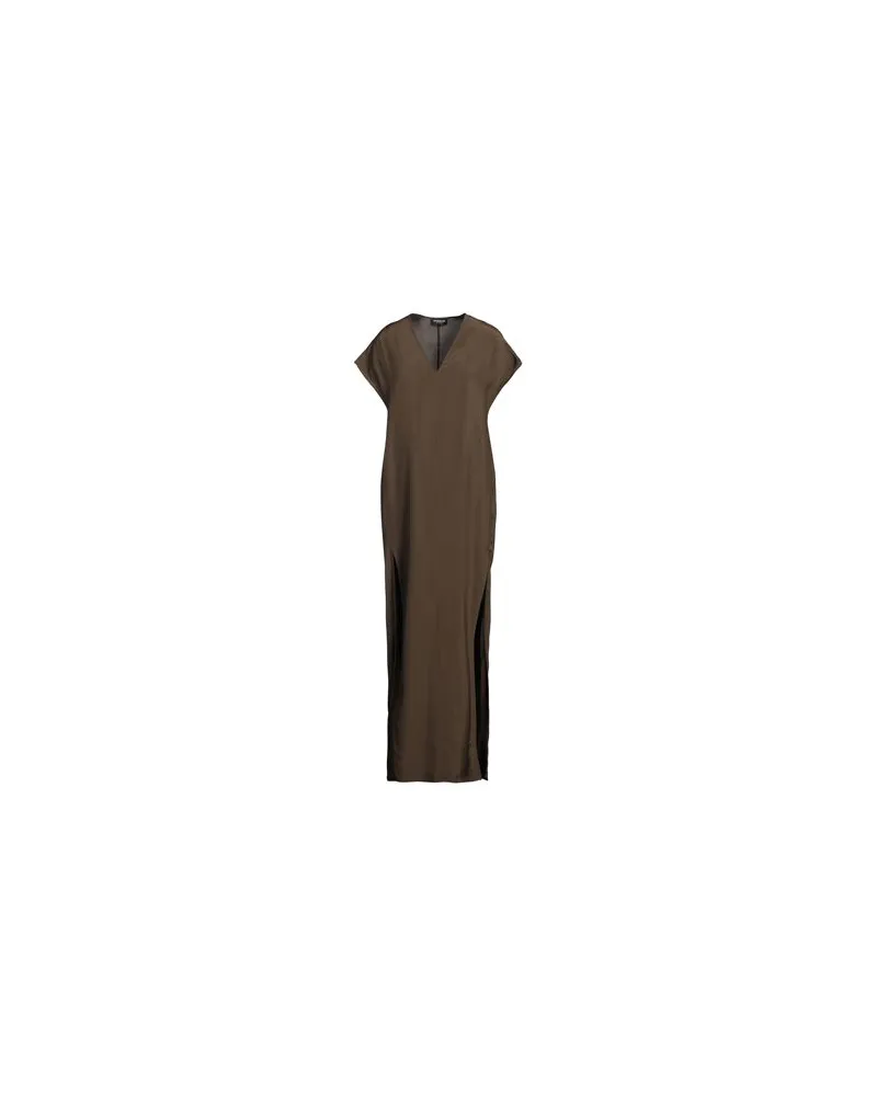 Dondup KLEIDER - Maxi-Kleiderauf YOOX.COM Khaki