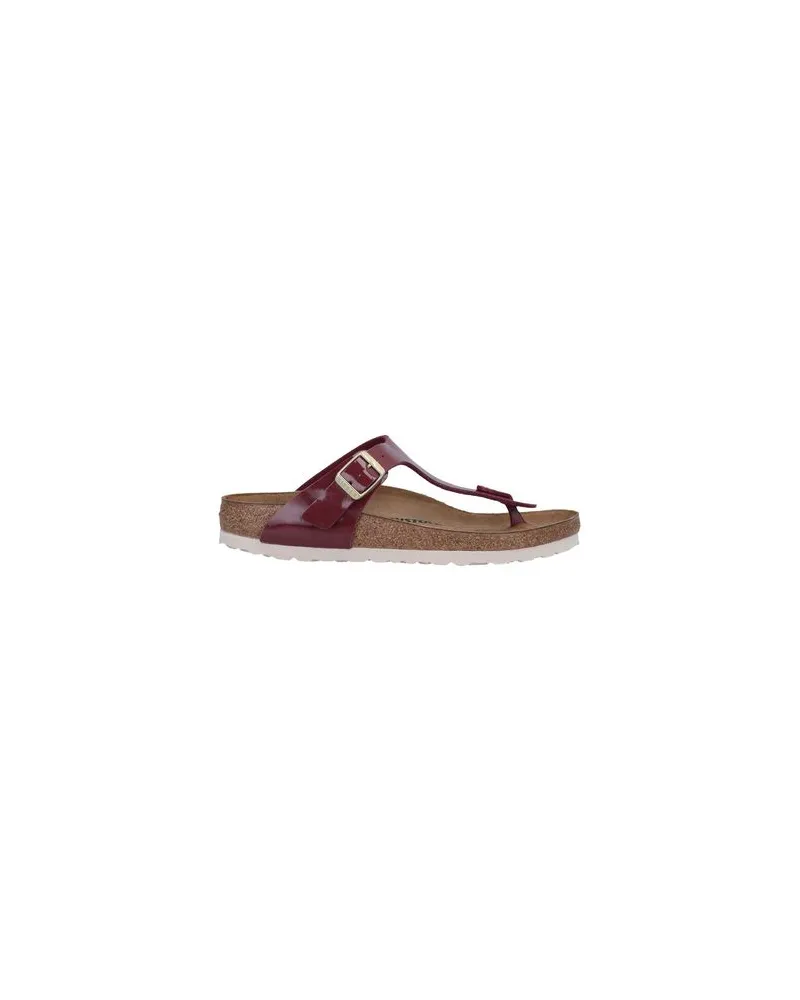 Birkenstock SCHUHE - Zehentrennerauf YOOX.COM Bordeaux