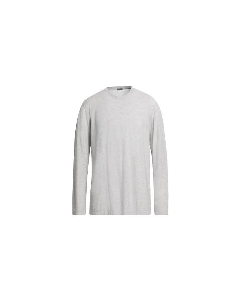 Zanone TOPS - T-shirtsauf YOOX.COM Hellgrau