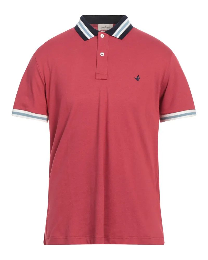 Brooksfield Poloshirt Rot