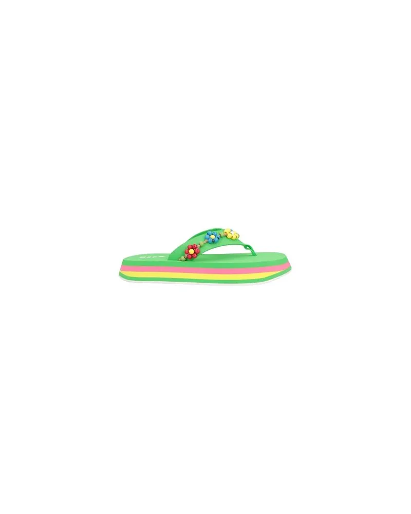 MSGM SCHUHE - Zehentrennerauf YOOX.COM Grün