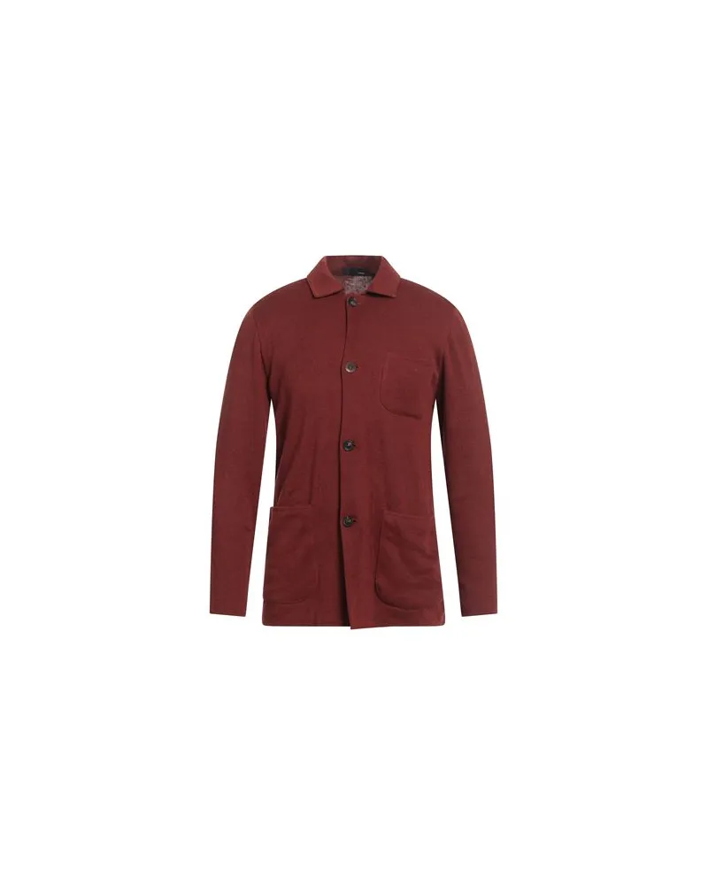 LARDINI STRICKWAREN - Strickjackenauf YOOX.COM Rostrot