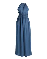 Attic and Barn Maxi-Kleid Taubenblau