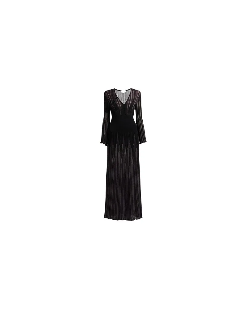 NENETTE KLEIDER - Maxi-Kleiderauf YOOX.COM Schwarz