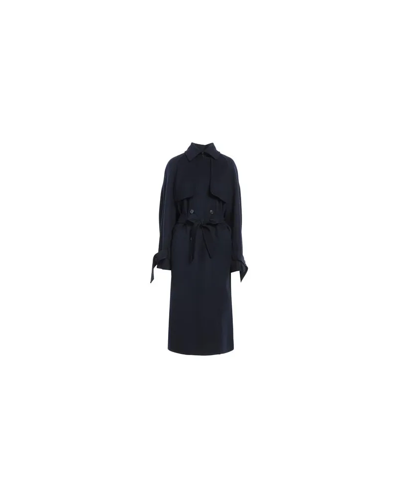 Max Mara ATELIER - JACKEN & MÄNTEL - Mäntelauf YOOX.COM Nachtblau