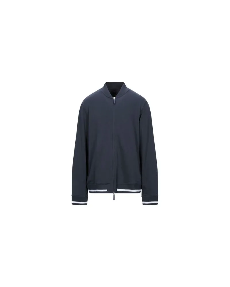 Armani Exchange TOPS - Sweatshirtsauf YOOX.COM Nachtblau