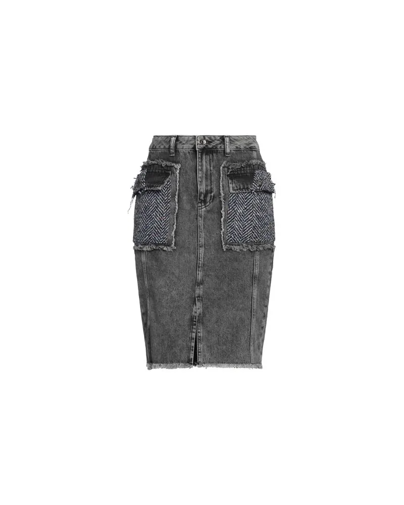 Liu Jo HOSEN & RÖCKE - Jeansröckeauf YOOX.COM Schwarz