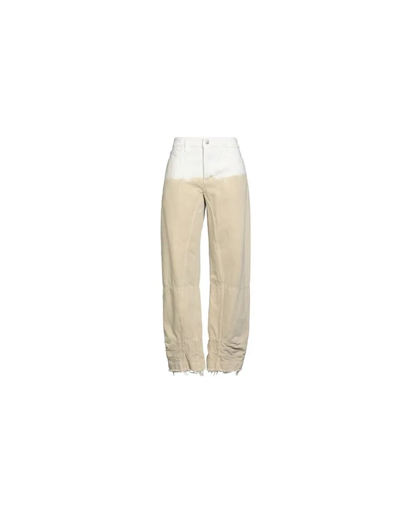 Jil Sander HOSEN & RÖCKE - Jeanshosenauf YOOX.COM Beige