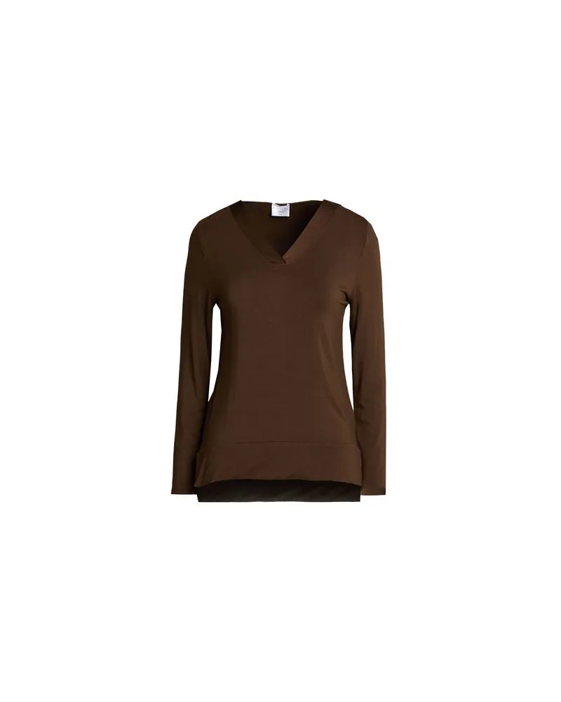 ANONYME designers TOPS - T-shirtsauf YOOX.COM Dunkelbraun